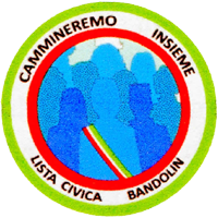 Simbolo della lista CAMMINEREMO INSIEME - LISTA CIVICA - BANDOLIN GIAMPIETRO