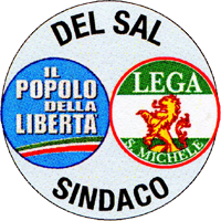 Simbolo della lista PDL - LEGA S. MICHELE - DEL SAL MAURO SINDACO