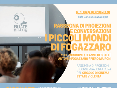 Giornate in Villa Ivancich 2022 | "I Piccoli Mondi di Fogazzaro", rassegna di proiezioni e conversazioni a cura del Circolo di Cinema Estate Violenta