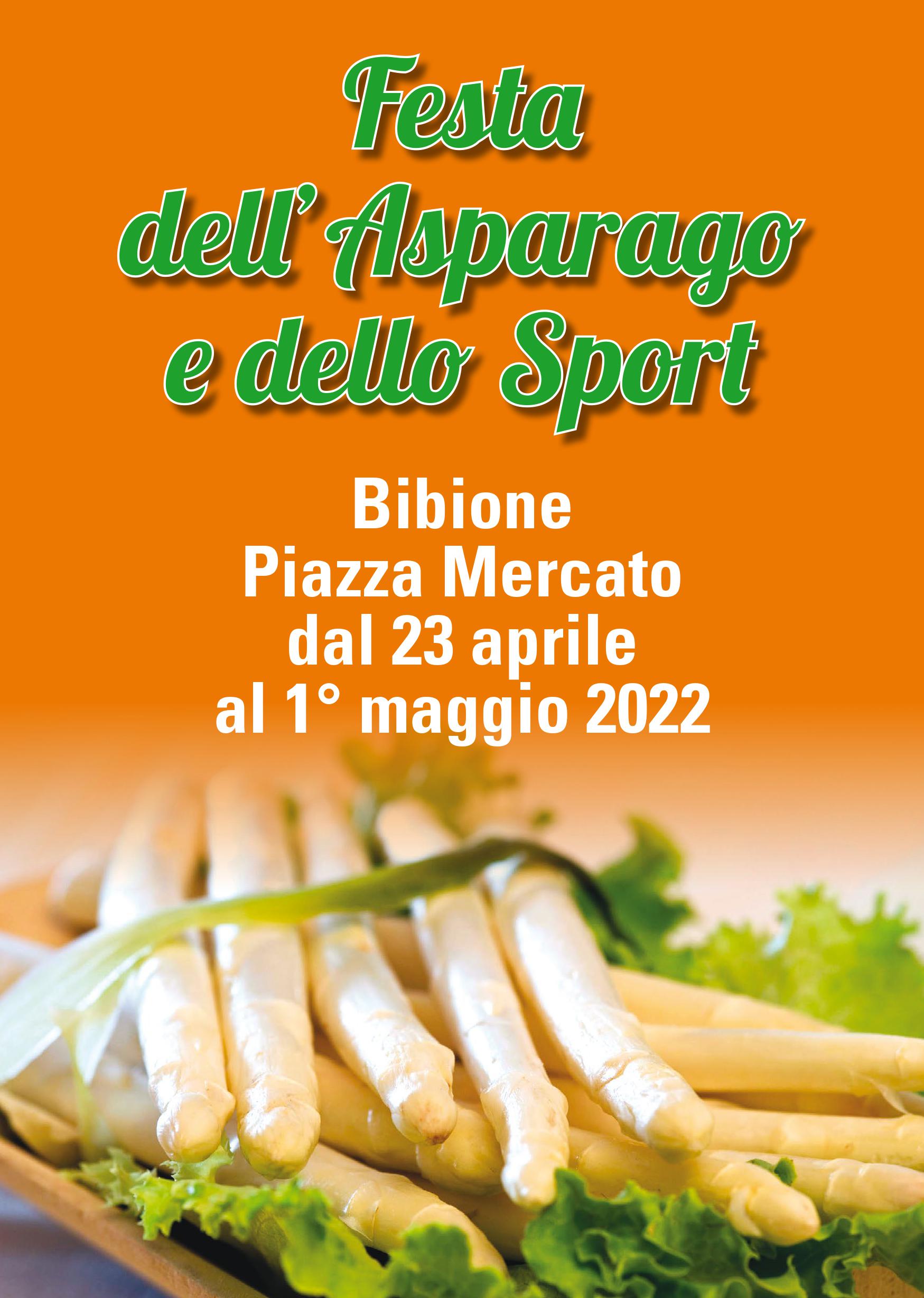 Locandina Festa dell'Asparago e dello Sport Bibione