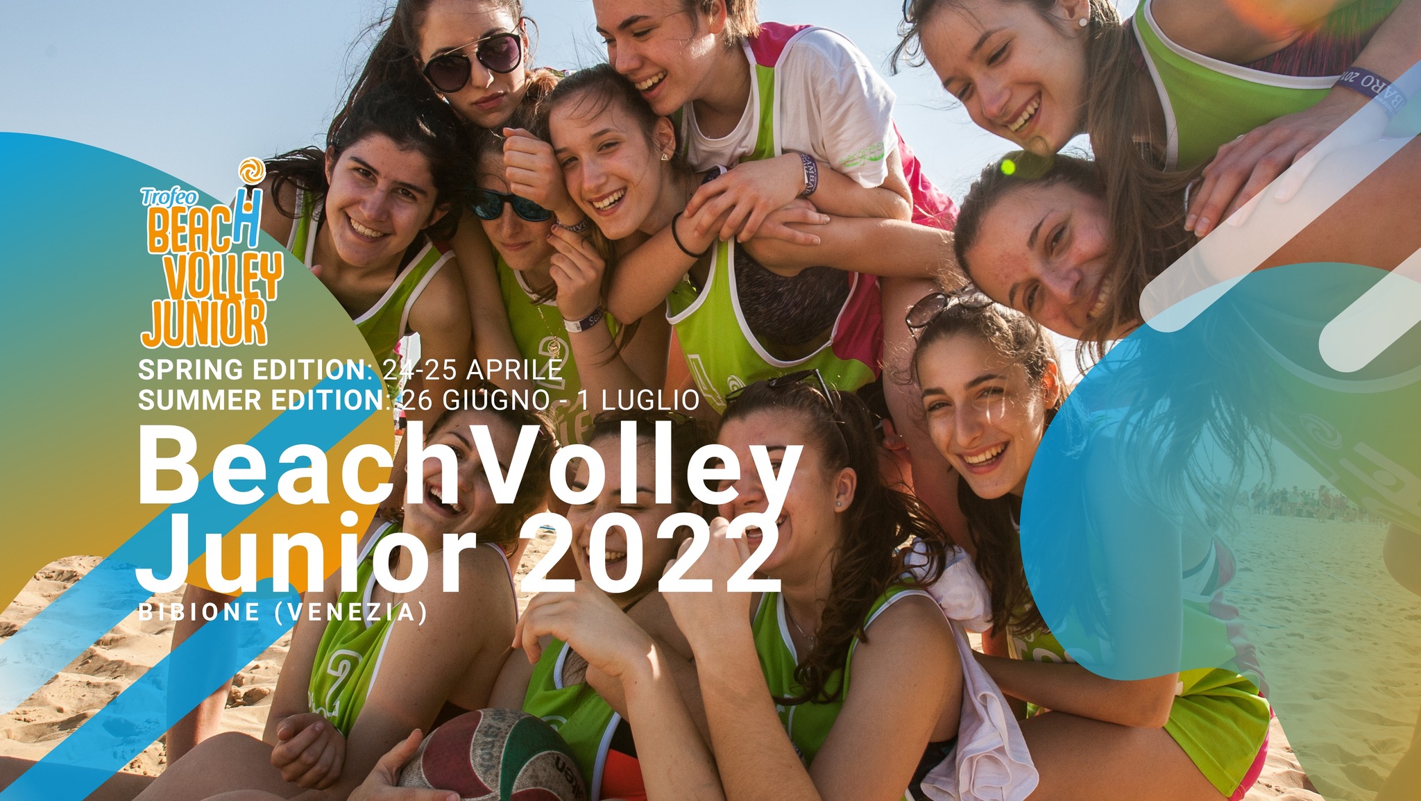 Locandina BeachVolley Junior Bibione 2022