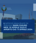 Ufficio Anagrafe di Bibione: chiuso mercoledì 10 aprile, aperto giovedì 11 aprile 2024
